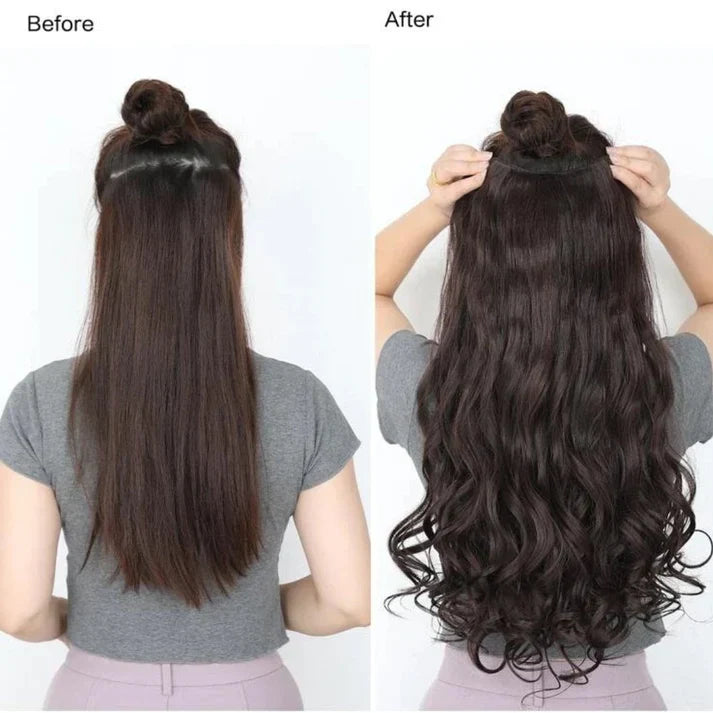 Clip In Hair Extensions + FREE Hair Bun (Juda) Extension