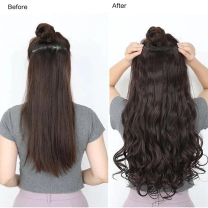 Clip In Hair Extensions + FREE Hair Bun (Juda) Extension